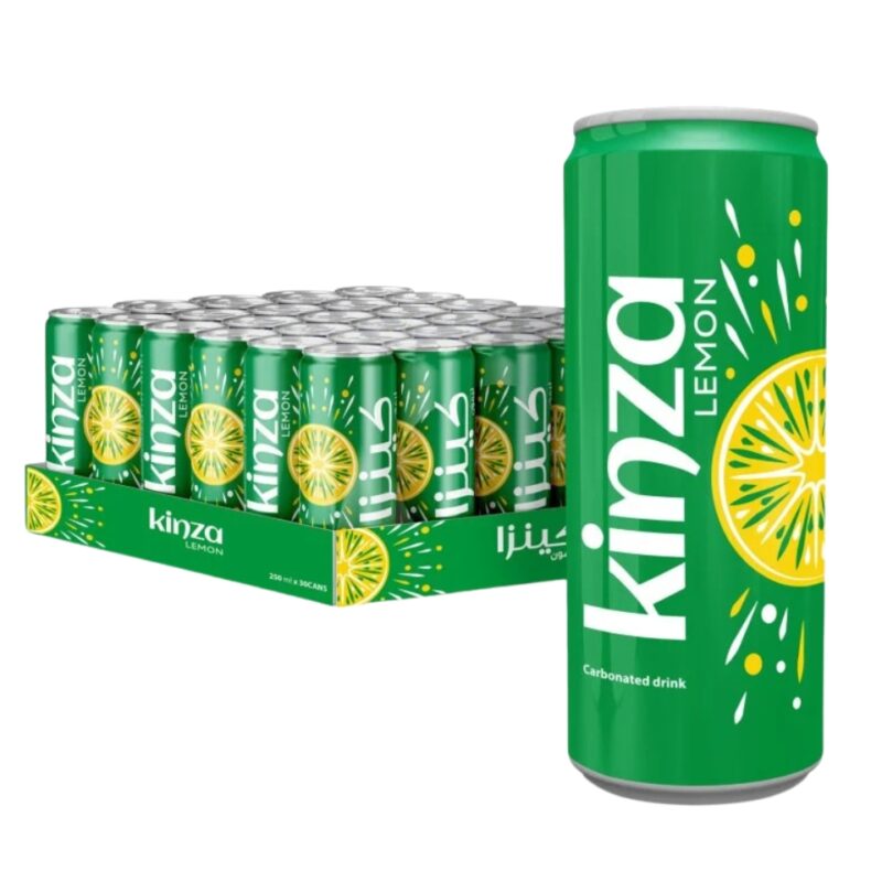 Kinza Lemon CSD - Carton 250 ML * 30