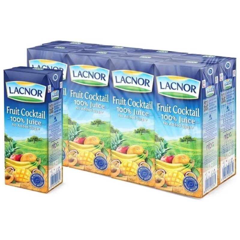 Lacnor Fruit Cocktail Juice 180ml x8
