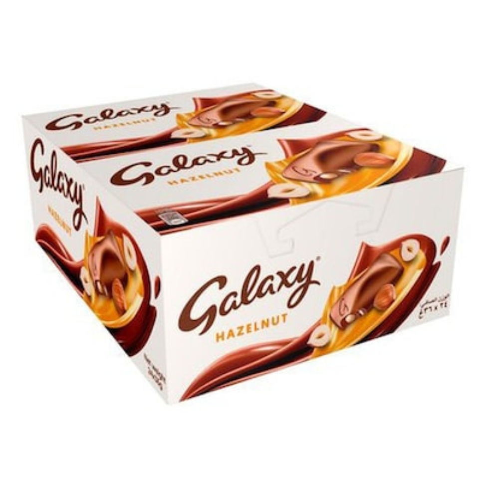 Galaxy Hazelnut Chocolate Bar 36g Pack of 24