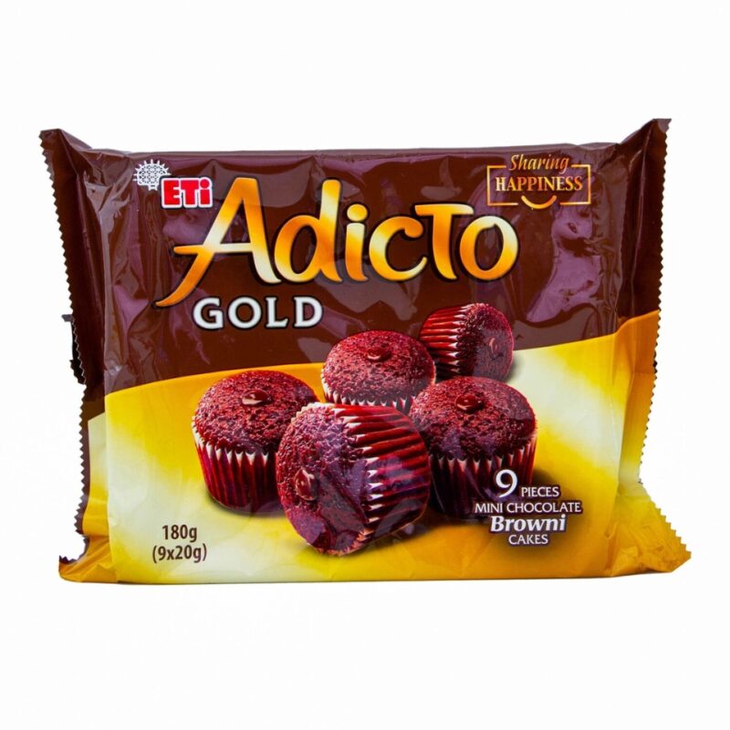ETi Adicto Gold Browni Cakes 180 g