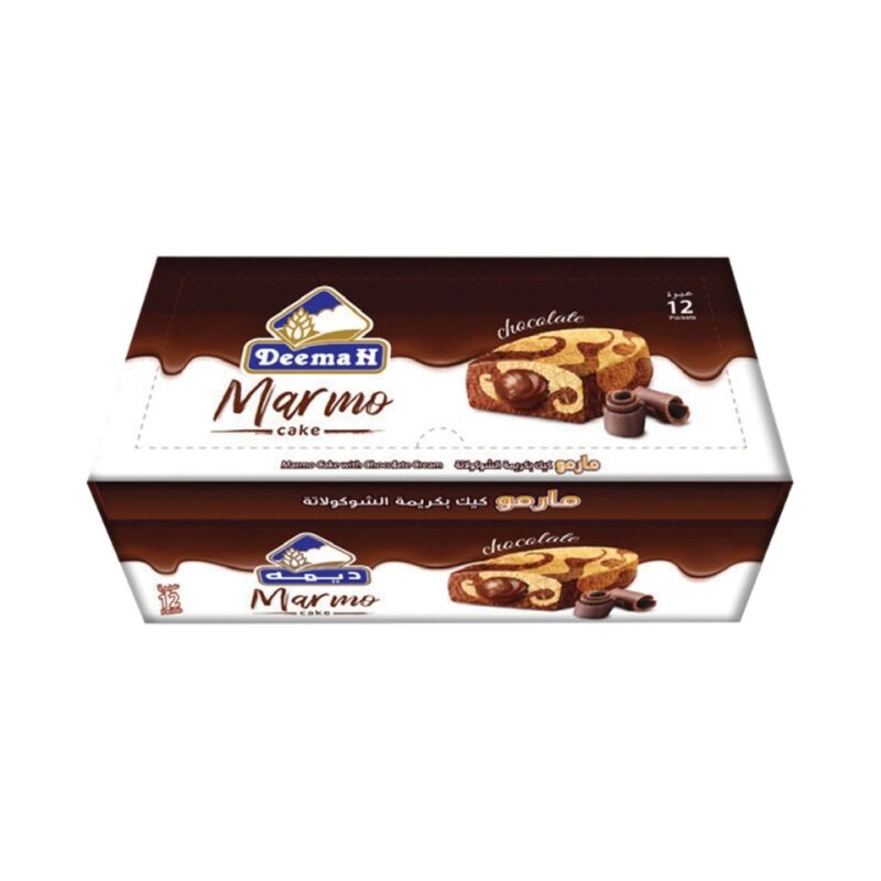 Deemah Marmo Chocolate Cake Value Pack 12 x 40 g