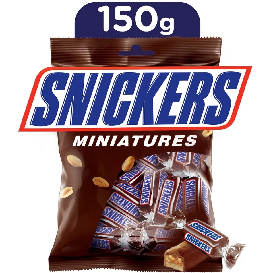 Snickers Miniatures Chocolate Bars 150 g