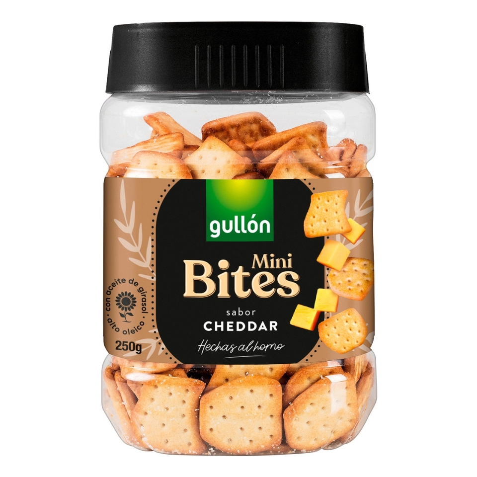 Gull?n Mini Bites Cheddar Flavour 250 g