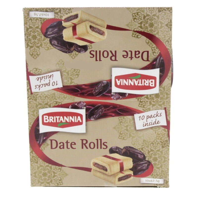 Britannia Date Rolls 10 x 67.5g