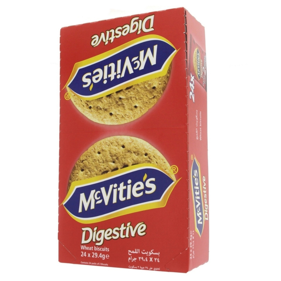 McVitie's Digestive Wheat Biscuit 24 x 29.4g