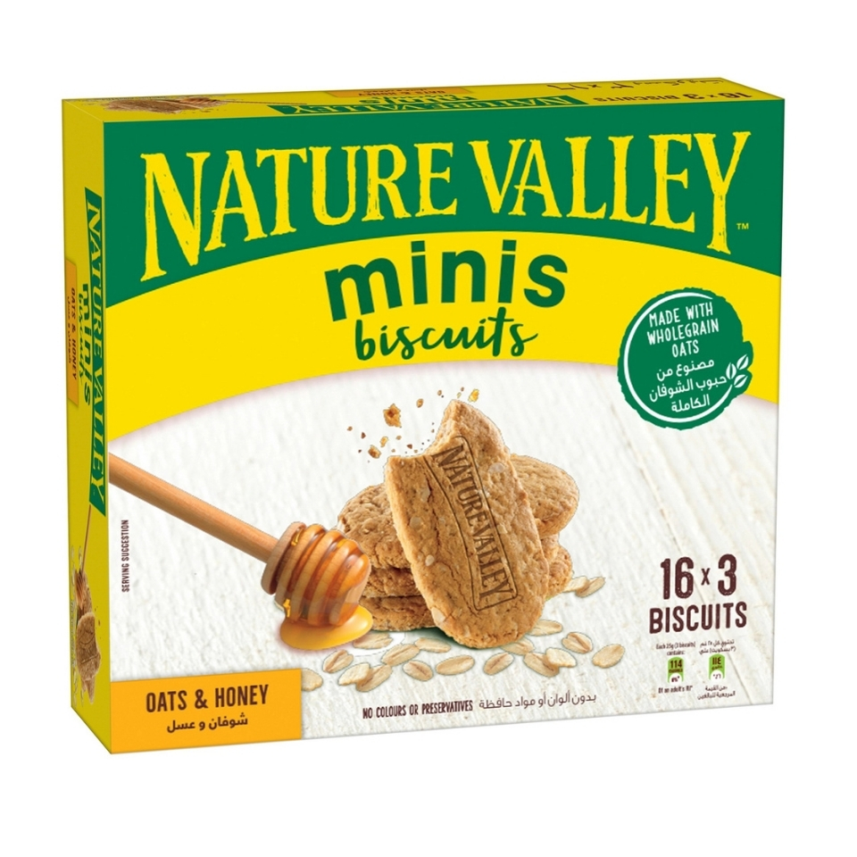 Nature Valley Oats & Honey Biscuits 16 x 25g