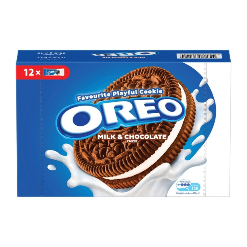 Oreo Milk & Chocolate Cookies 12 x 36.8g