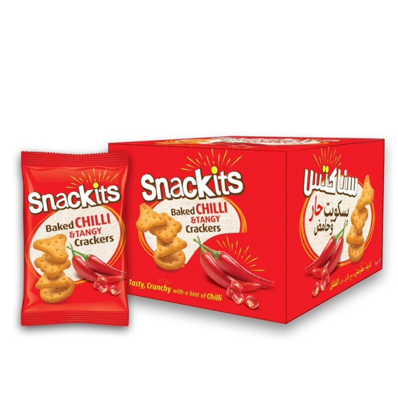 Nabil Snackits Chilli & Tangy Baked Bites 12 x 26g